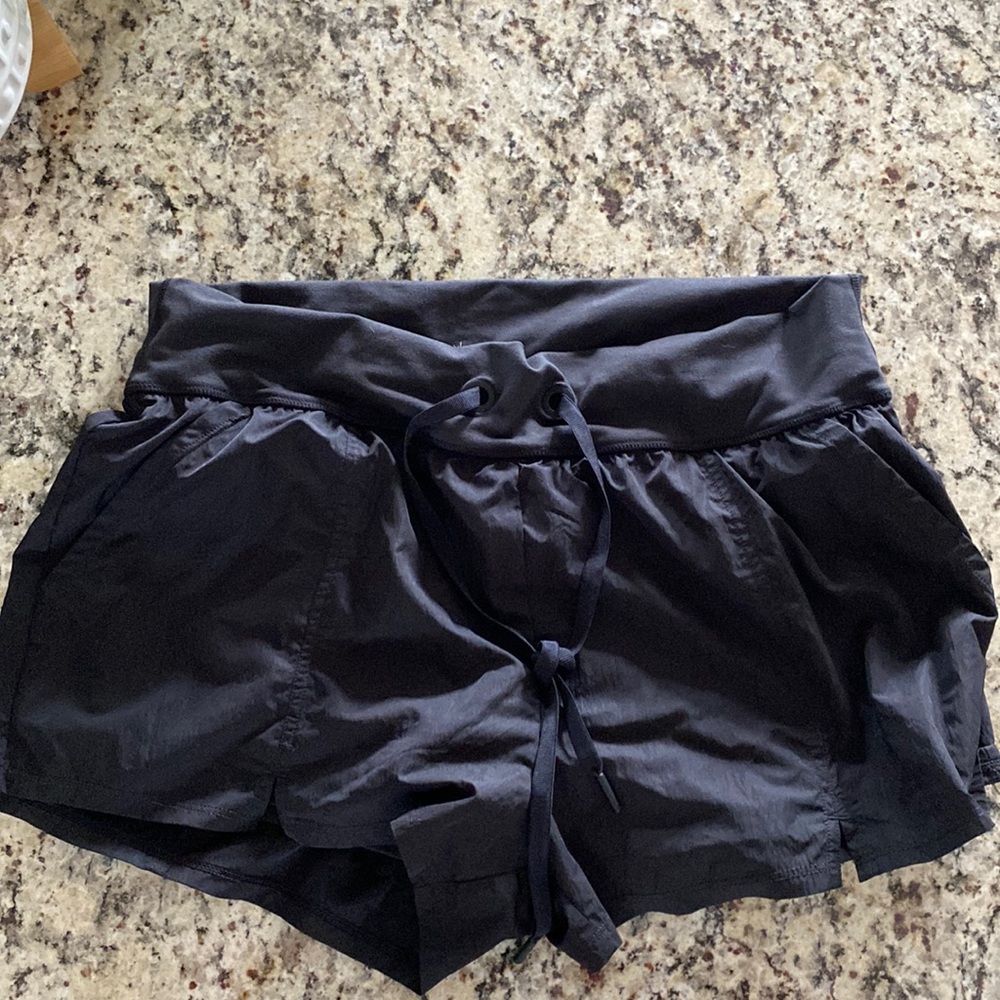 Aerie shorts with boy shorts under. Size large